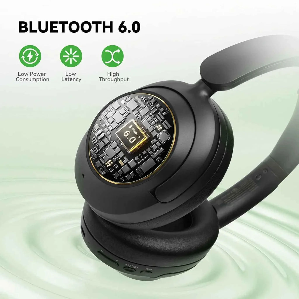 Oneodio A6 ANC Wireless Headphones - 48dB Hi-Res LDAC Audio - Maliame Store