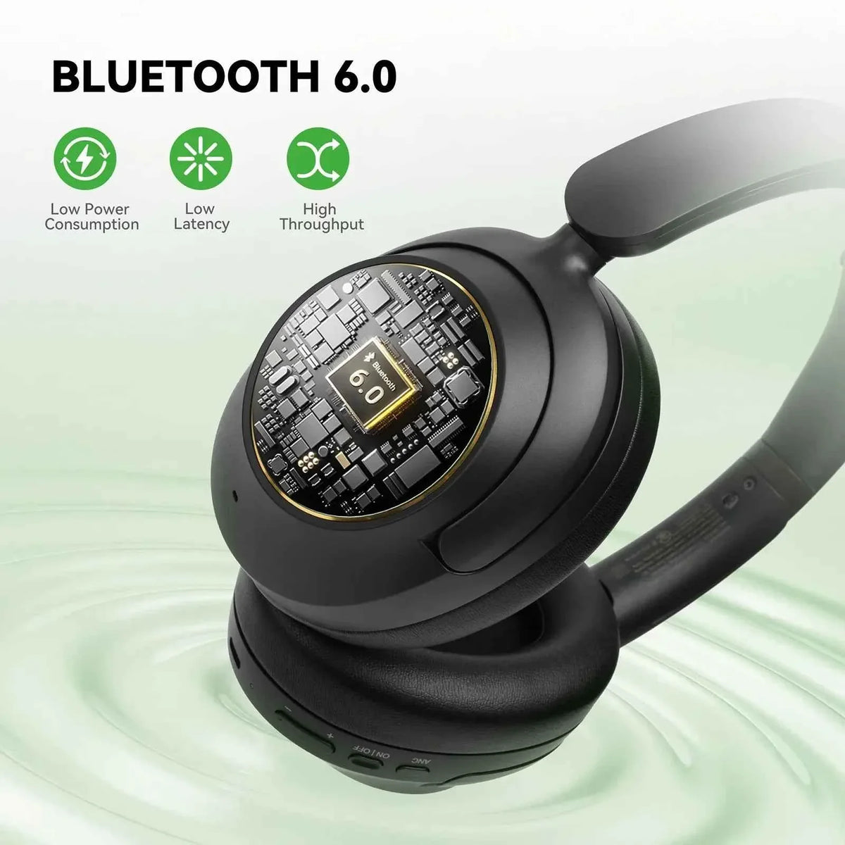 Oneodio A6 ANC Wireless Headphones - 48dB Hi-Res LDAC Audio - Maliame Store