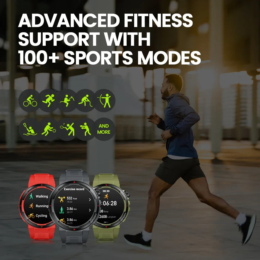 Zeblaze Ares 3 Plus Smart Watch - Fitness Wellness Smart Watch with Bluetooth Calling and 1.43" HD AMOLED Always-on Display - Maliame Store