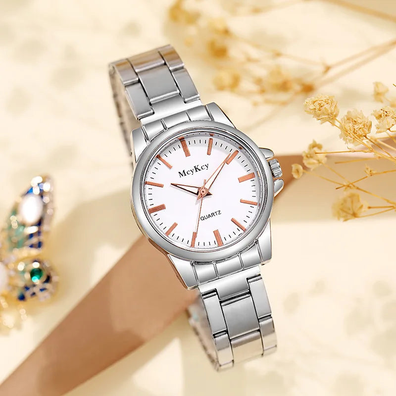 Men's Fashion Stainless Steel Watch - British Style Business Quartz Sports Wristwatch for Men - Maliame Store