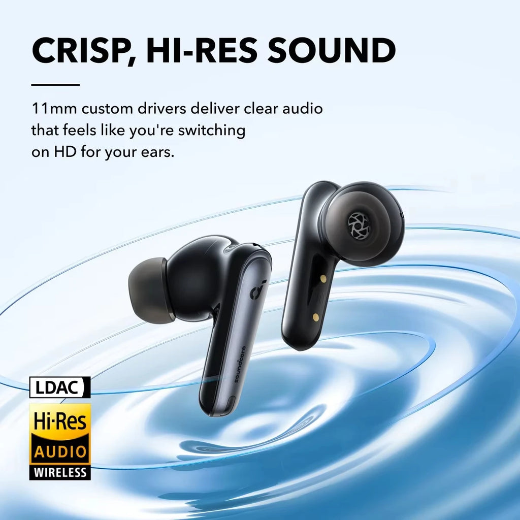 Écouteurs Sans Fil Soundcore Liberty 4 NC | Réduction de Bruit 98,5% | Hi-Res Bluetooth 5.3
