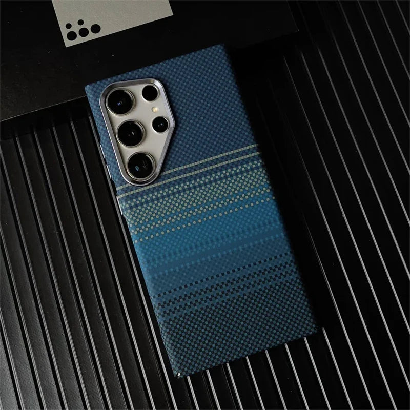 Samsung Galaxy S26 Ultra MagSafe Case with Carbon Fiber Texture for Wireless Charging - Hard Cover for S26, S25, S24, S23 Ultra Plus - Maliame Store