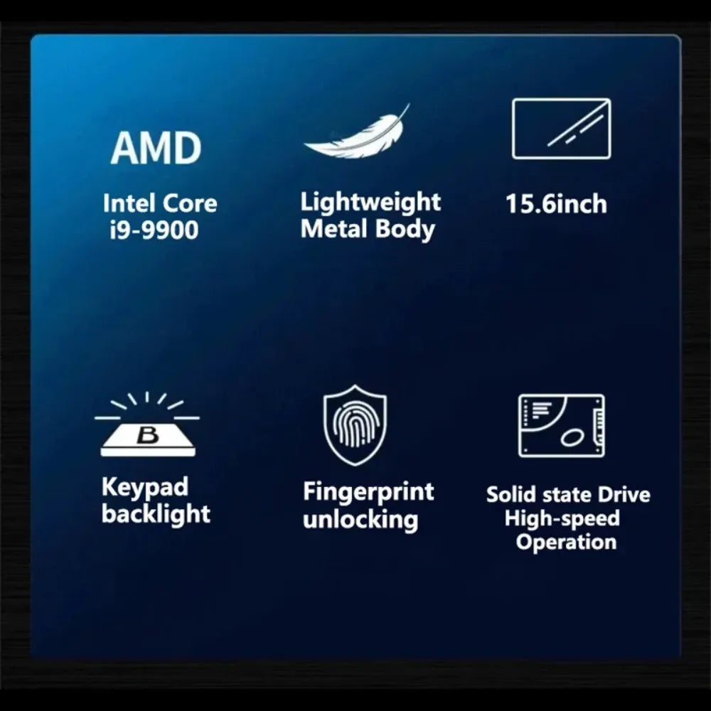 PC Portable Gaming 15,6" Intel Core i9-9900 | 32Go RAM | 2To SSD | Windows 11 Pro