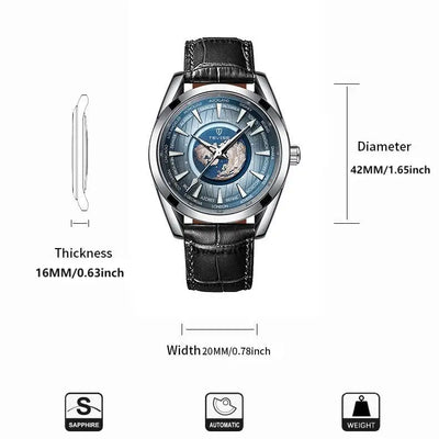 Montre-bracelet mécanique automatique TEVISE