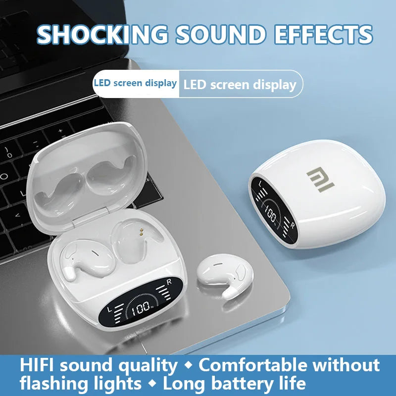 Xiaomi Sleep Invisible Headset Ipx5 Waterproof Wireless Bluetooth Earphone Earbuds With Mic For Phone Bluetooth 5.3 Headphones - Maliame Store