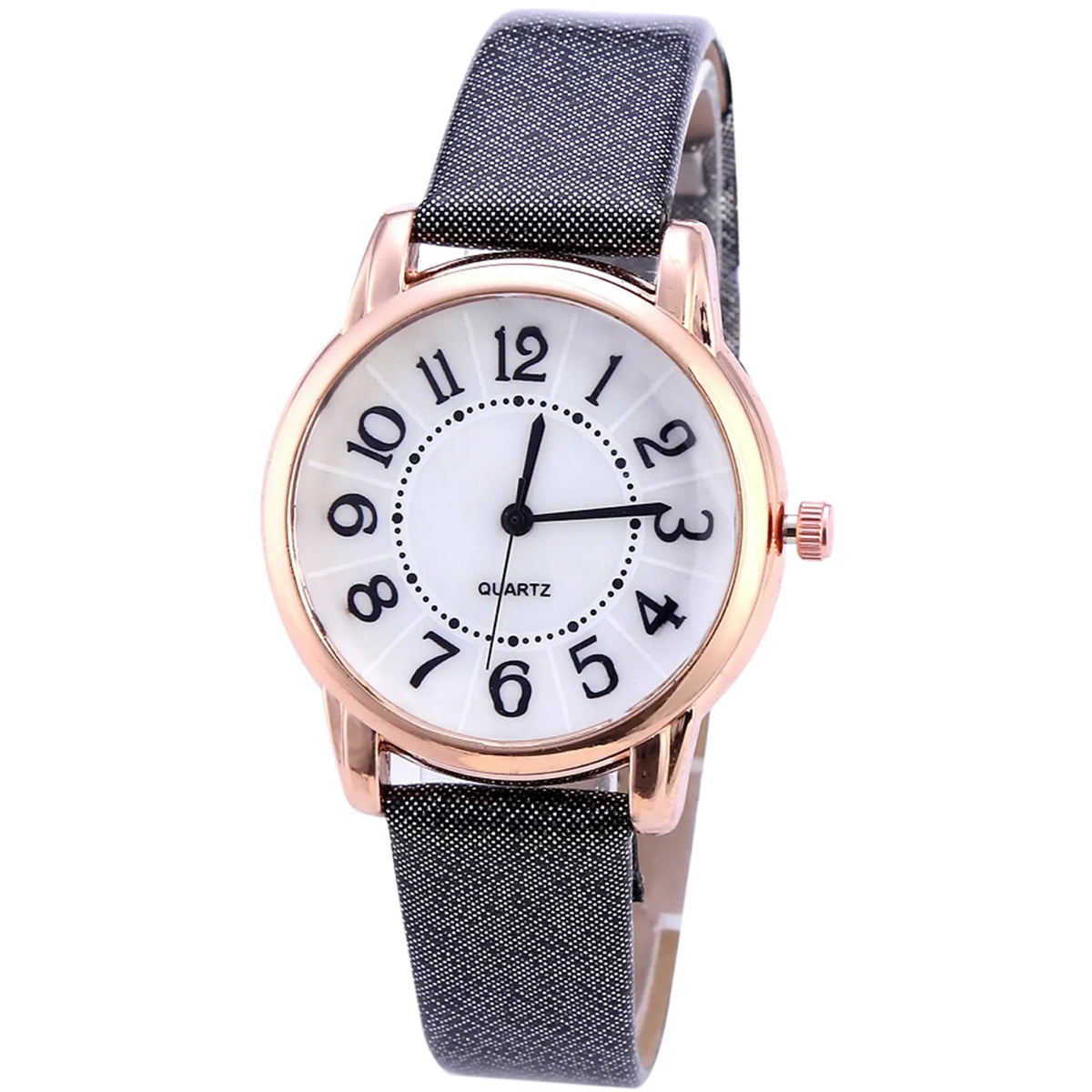 Women's Watch Quartz Dial Digital Watch Frosted Leather Strap Ladies And Girls' Watch Female Casual Ladies Watches женские часы - Maliame Store