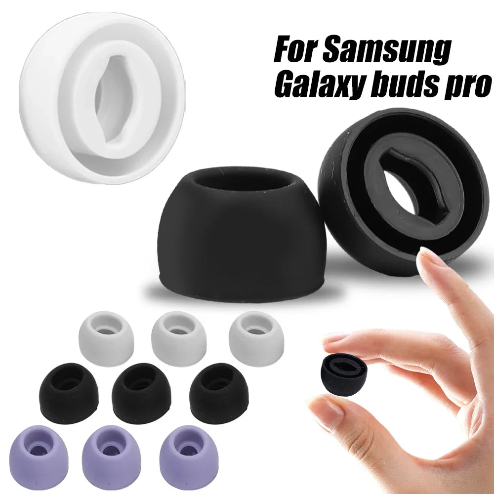 For Samsung Galaxy Buds Pro Eartips Earbuds Silicone Replacement Ear Pads Buds Noise Isolation Earplugs Earphone Accessories - Maliame Store