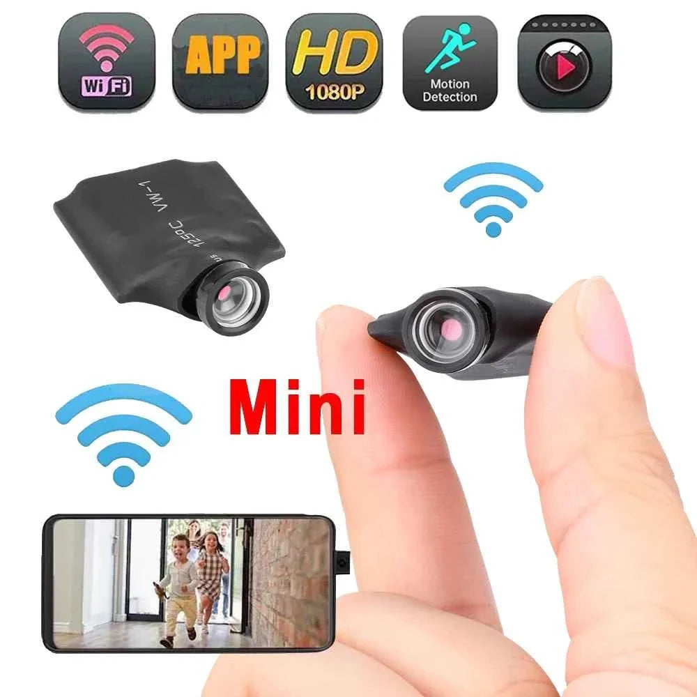 Mini Camera 1080P P2P WiFi IP Camera Portable Audio Video Recorder DIY Body Camera Sport DV Security Surveillance Camcorde - Maliame Store