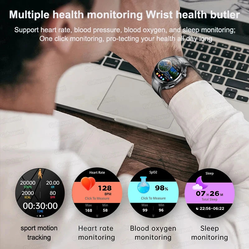 2-in-1 Smartwatch with Wireless Earbuds