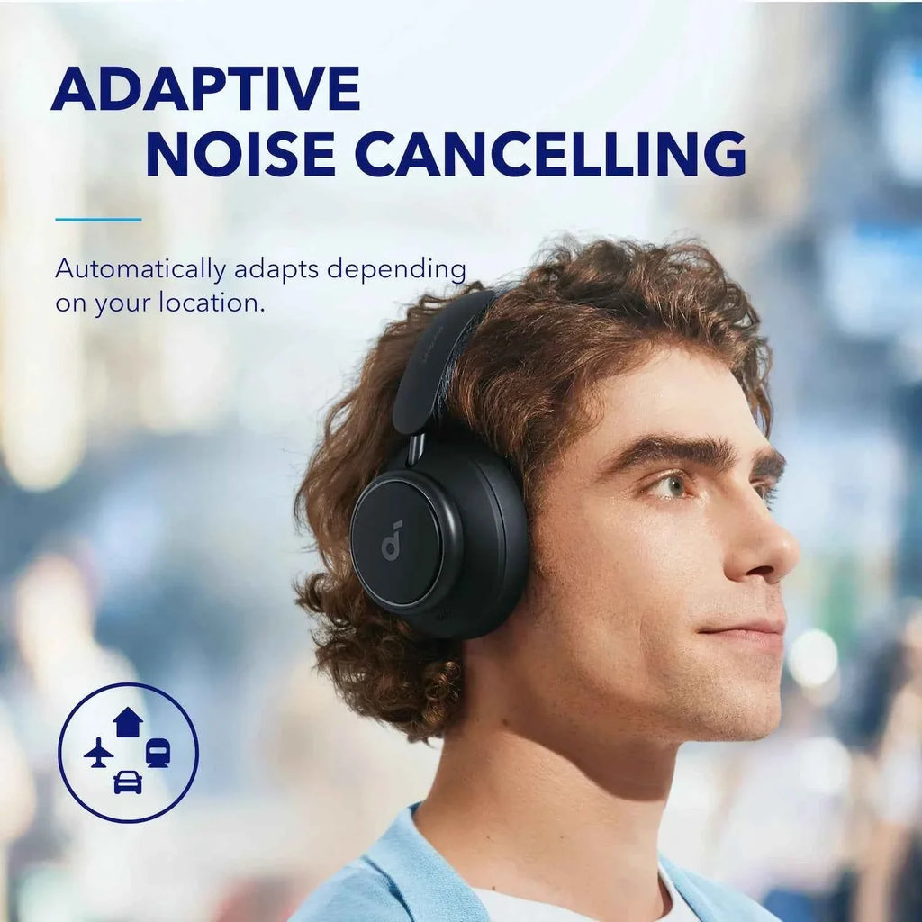 Soundcore by Anker Space Q45 Wireless Bluetooth Headphones ANC Active Noise Cancellation LDAC HiRes 50 hours of playtime - Maliame Store