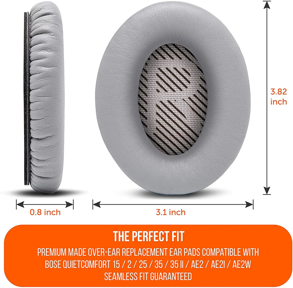 Replacement Ear Pads for BOSE QC35 QC45 for QuietComfort 35 45 & 35 II Headphones Memory Foam Ear Cushions High Quality - Maliame Store