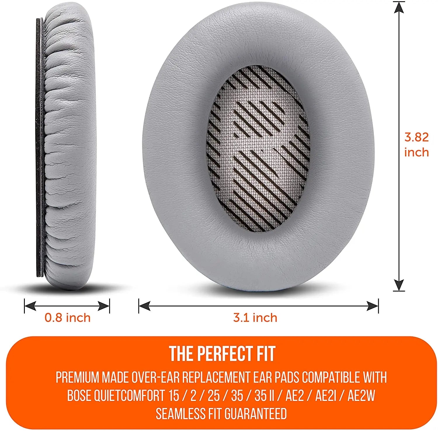 Replacement Ear Pads for BOSE QC35 QC45 for QuietComfort 35 45 & 35 II Headphones Memory Foam Ear Cushions High Quality - Maliame Store