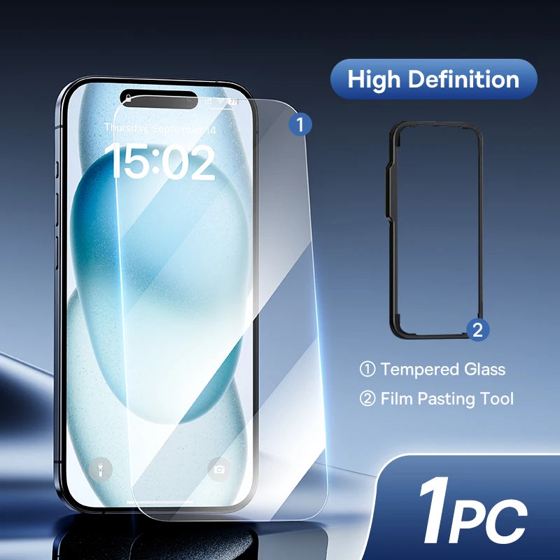 Baseus Tempered Glass for iPhone 17 16 Pro Max Screen Protector for iPhone 15 14 13 12 11 Pro Max Clear Edge Anti-Peeping Film - Maliame Store