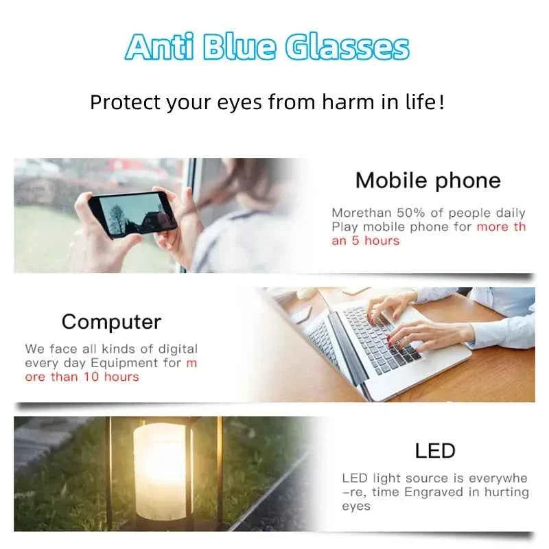 KOCOLIOR Acetate Fibre Fashion Glasses - Blue Light Blocking Readers - Maliame Store