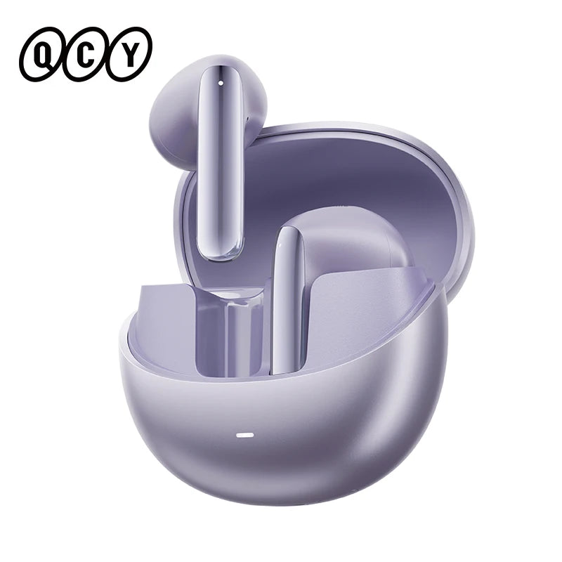 QCY HT10 AilyBuds Pro+ ANC Wireless Earphone Hi-Res Audio with LDAC Bluetooth 5.3 Earbuds 6 Mic AI HD Call Multipoint Connection - Maliame Store