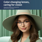 Prescription Photochromic Sunglasses - Bluetooth Smart Glasses for Myopia