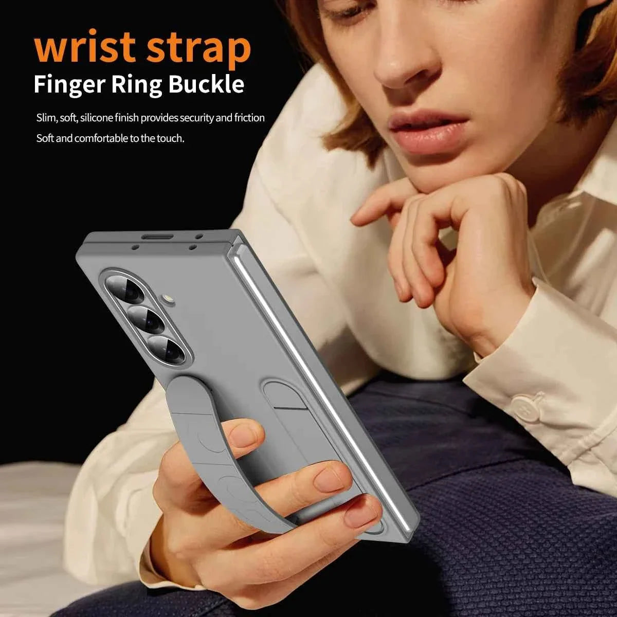 Original Samsung Galaxy Z Fold Case | Protective Stand & Grip Cover - Maliame Store
