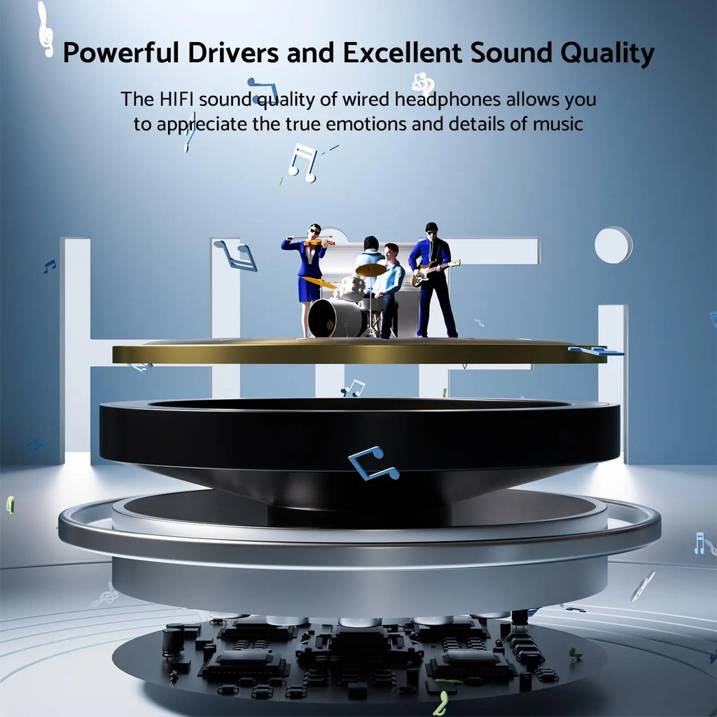 For Samsung Headphones HiFi Surround Sound In-ear USB Type C 3.5mm With wire control Wired Earplugs For Galaxy S24 S23 S22 Ultra - Maliame Store