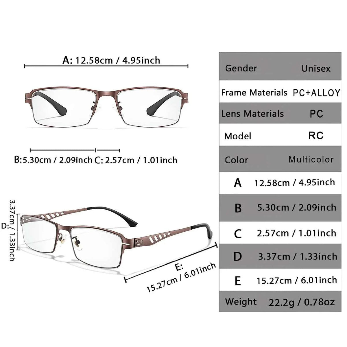 Metal Frame Photochromic Anti-Blue Lights Reading Glasses Suitable for Grandparents Magazine Reading Presbyopic Eyewear - Maliame Store