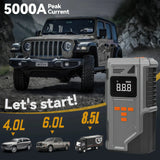 Démarreur et gonfleur tout-en-un