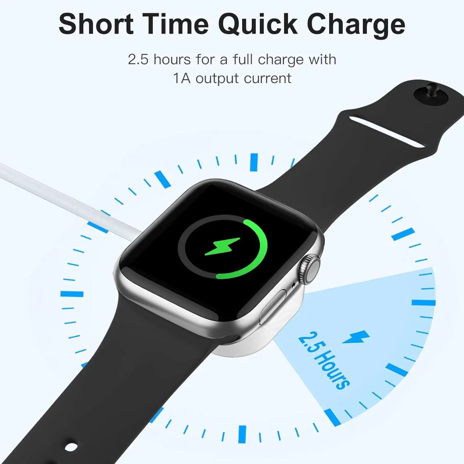 2024 Magnetic Wireless USB A Fast Charger for Apple Watch Ultra Series 9 8 7 6 SE Type C Cable Charging for iWatch Series 5 3 2 - Maliame Store