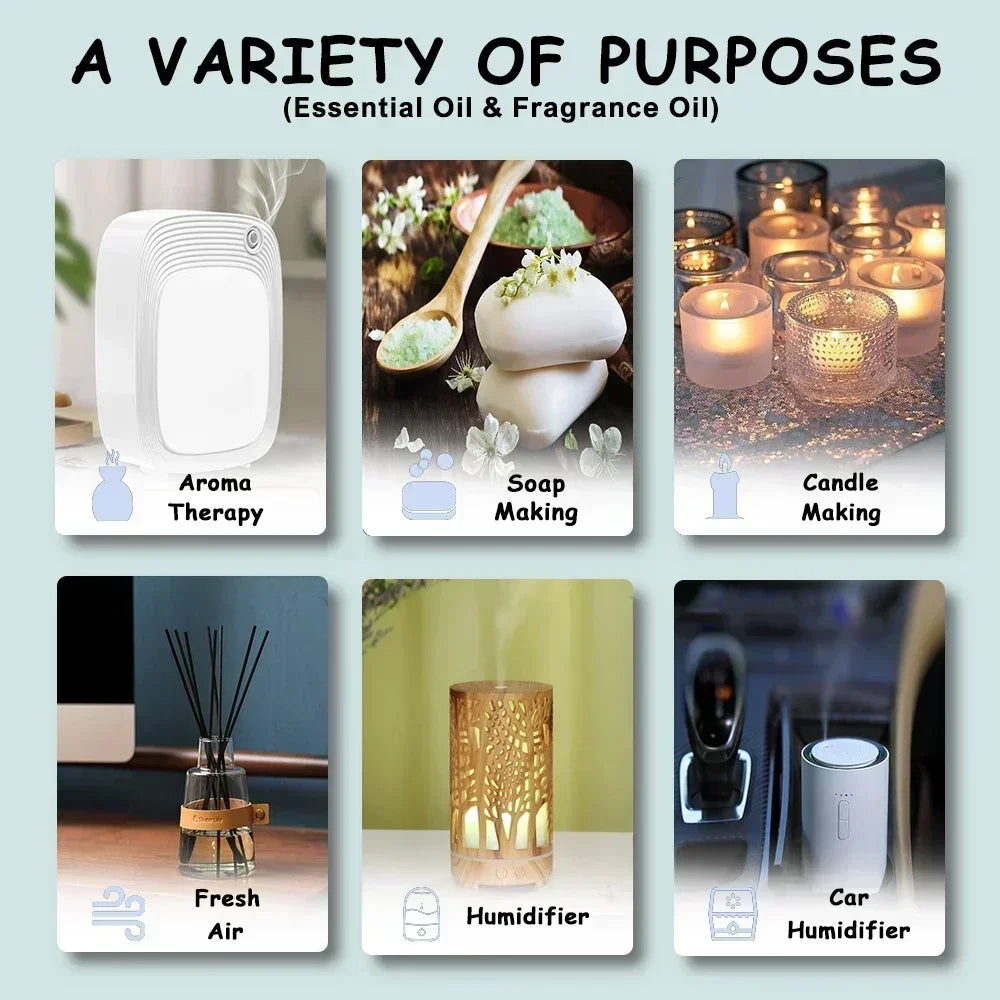 100ML Hotel Room Fragrance Diffuser for Home Air Freshener Scenting Device Air Purifier Humidifier Car Essential Oil Refil - Maliame Store