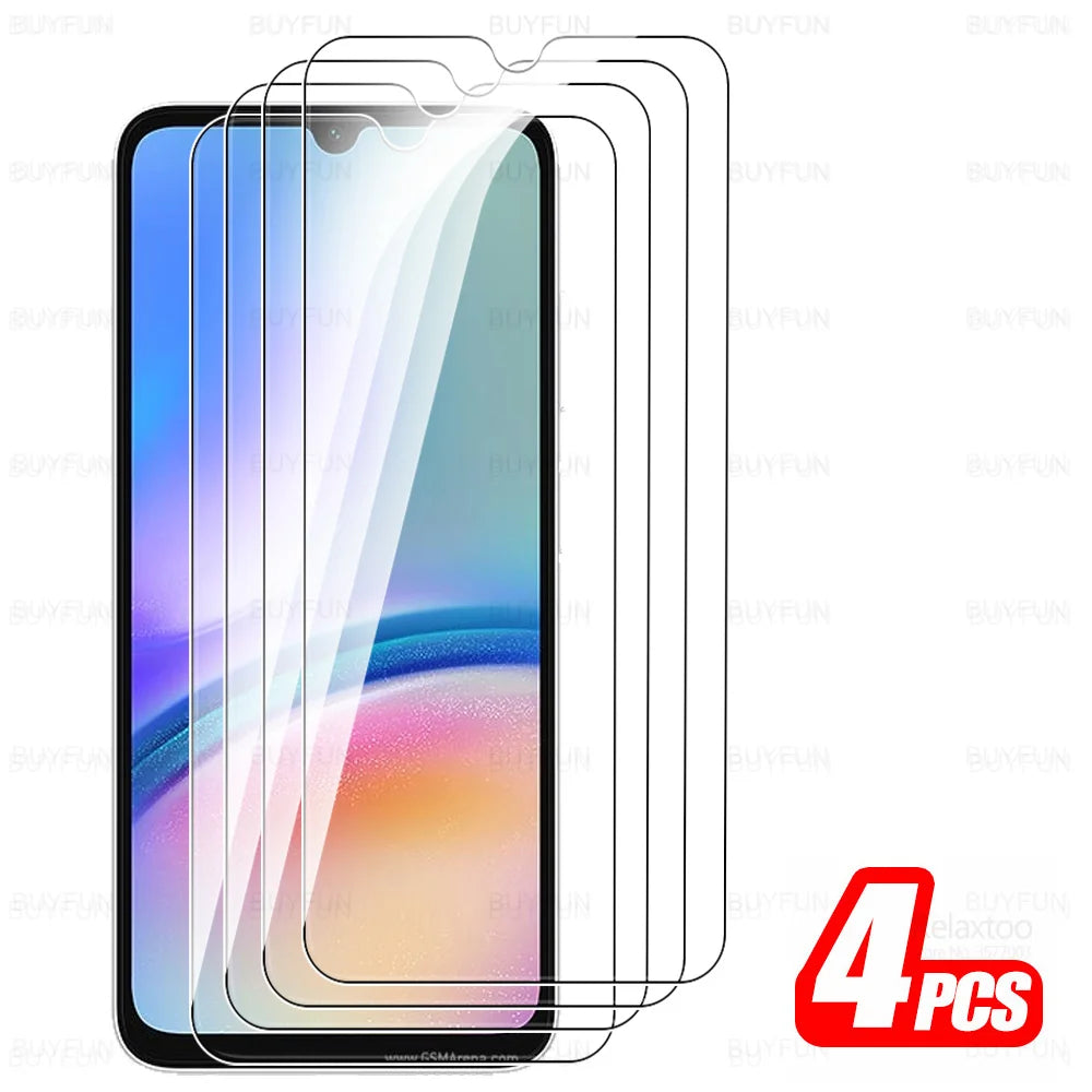 1-4Pcs Full Cover Tempered Glass For Samsung Galaxy A05s A05 A15 4G A25 A35 A55 5G A06 A16 A26 A36 A56 HD Cover Screen Protector - Maliame Store