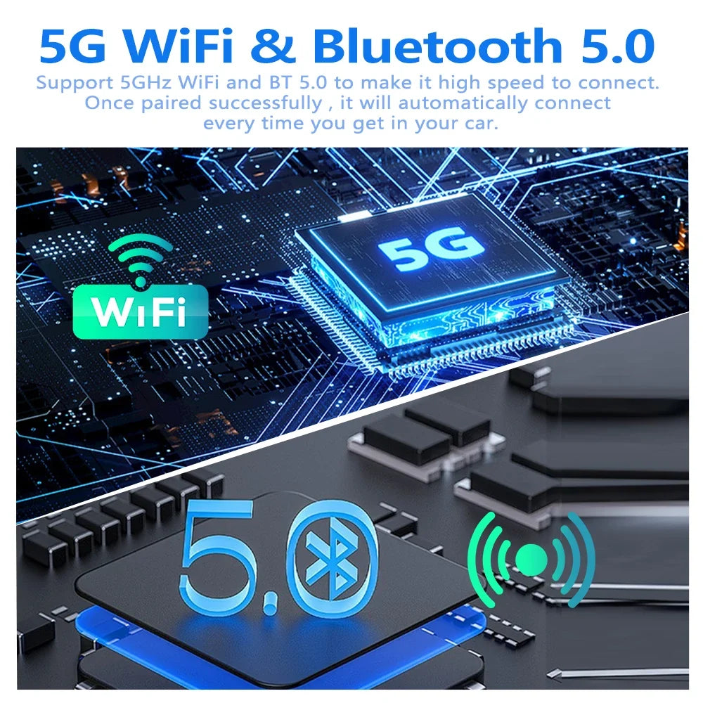 Android Auto Wireless Carplay Type-c USB Bluetooth Wifi Plug and Play 2In1 Dongle For Chevrolet Citroen Buick Cadillac Chery VW - GigaDeals