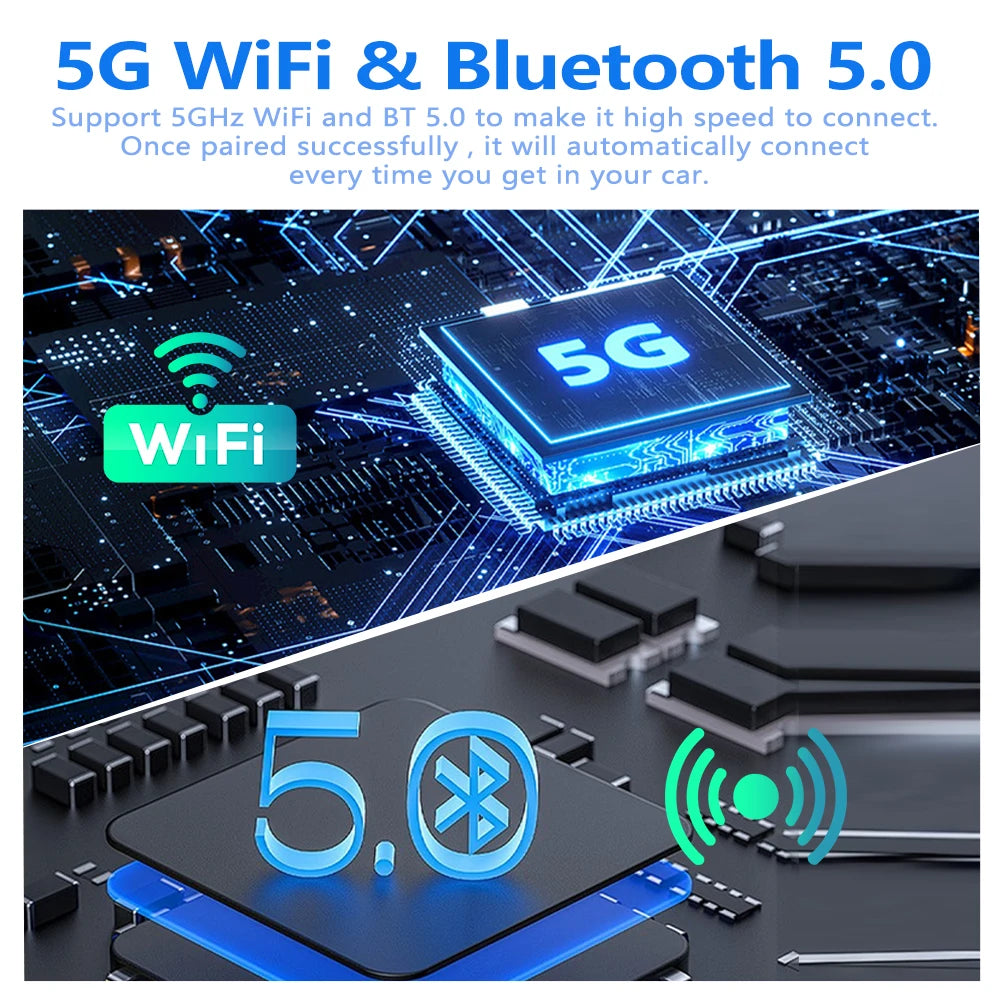 Android Auto Wireless Carplay Type-c USB Bluetooth Wifi Plug and Play 2In1 Dongle For Chevrolet Citroen Buick Cadillac Chery VW - Maliame Store