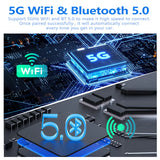 Adaptador inalámbrico CarPlay Android Auto: adaptador USB tipo C Plug & Play 2 en 1