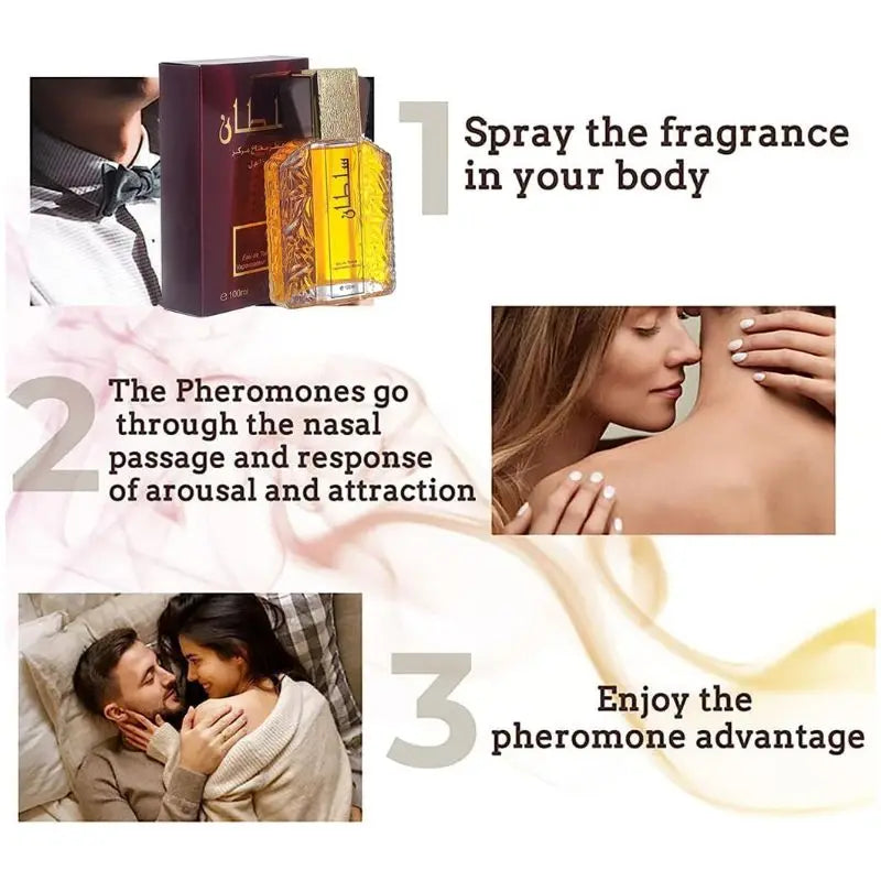 100ml Original Men's Perfume Lasting Fragrance Floral Scent Golden Earl  Arabian Dubai Perfumes Hombres Originales Daily Dating - Maliame Store