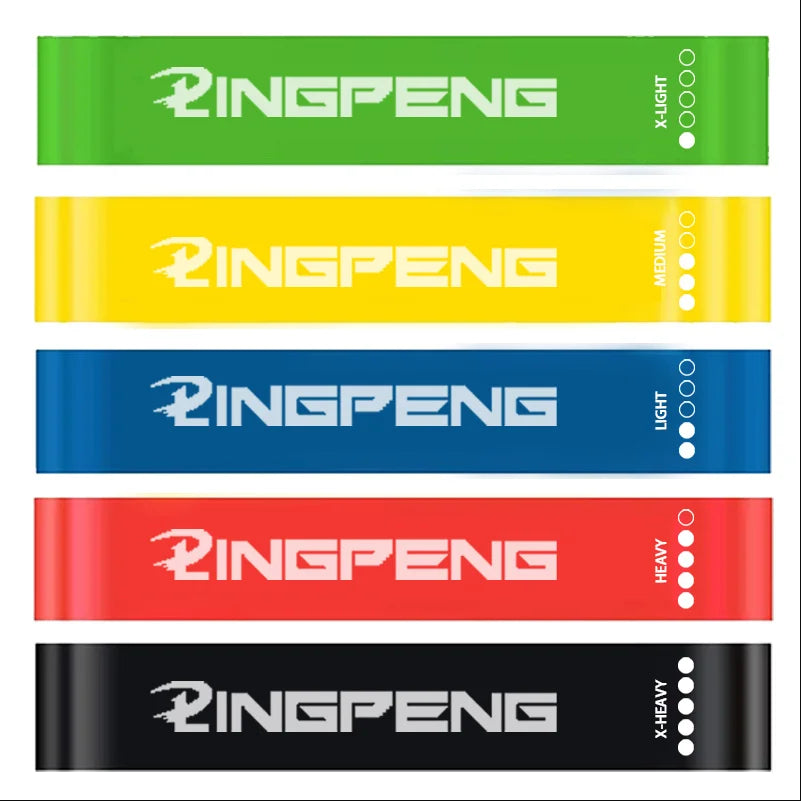 Different Resistance Bands Yoga Band Fitness Exercise Training Hip Tension Band Leg Squat Dance Elastic Loop Stretch Band - Maliame Store