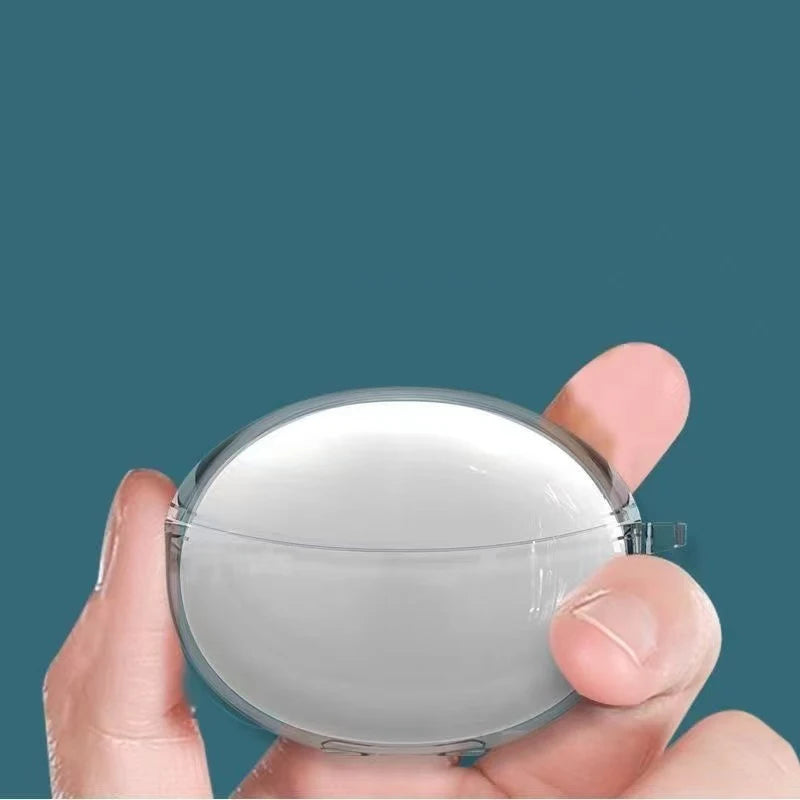 For QCY Crossky C30 Earbuds New Case(2024),Transparent Shell TPU Case Cover Shockproof Protective For QCY C30S Earbuds With
