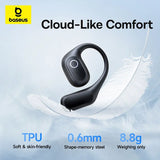 Auriculares Baseus Eli 2i Fit de oído abierto, inalámbricos, Bluetooth 6.0, con gancho para la oreja, IPX5, deportivos, resistentes al agua y con refuerzo de graves.