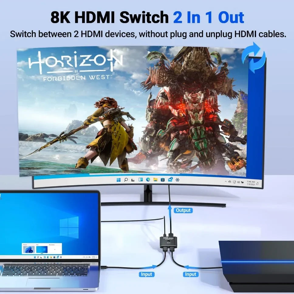 Bidirectional HDMI Switch