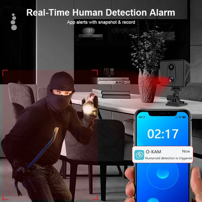 5MP Mini Camera: Compact & Powerful 4G SIM for On-the-Go Security!