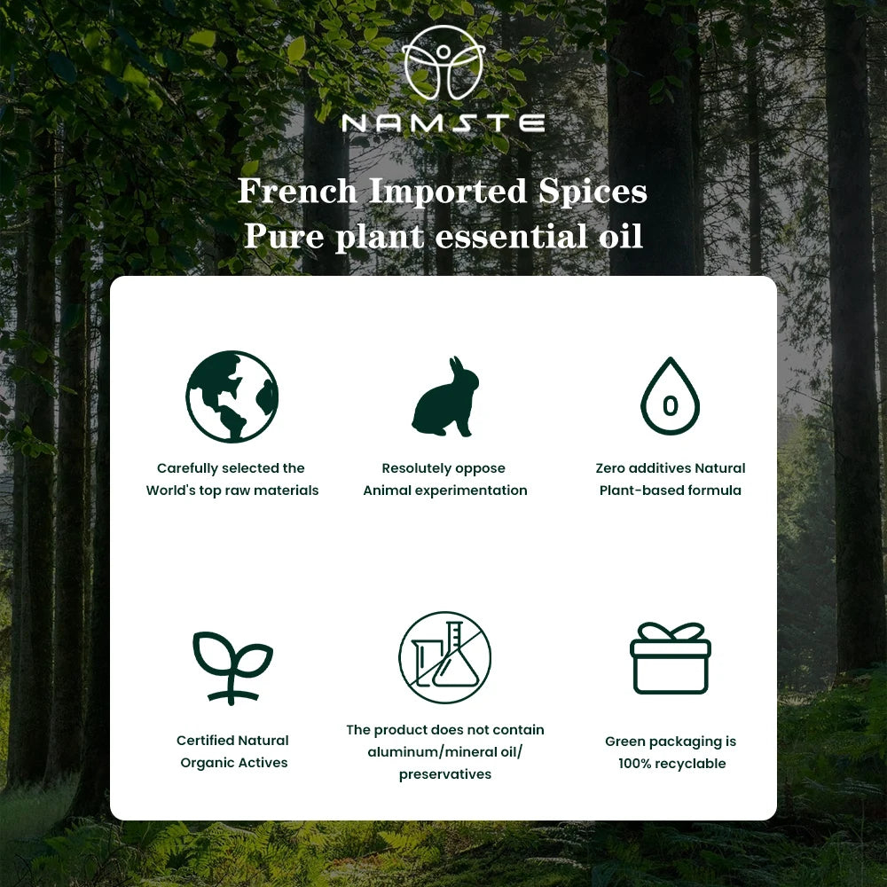 NAMSTE 100ML PURE Plant Essential Oil Room Fragrance Air Freshener Winter Sweet Orange Fragrance Oils For Diffuser & Humidifier - Maliame Store