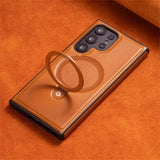 Leather MagSafe Case for Galaxy S26