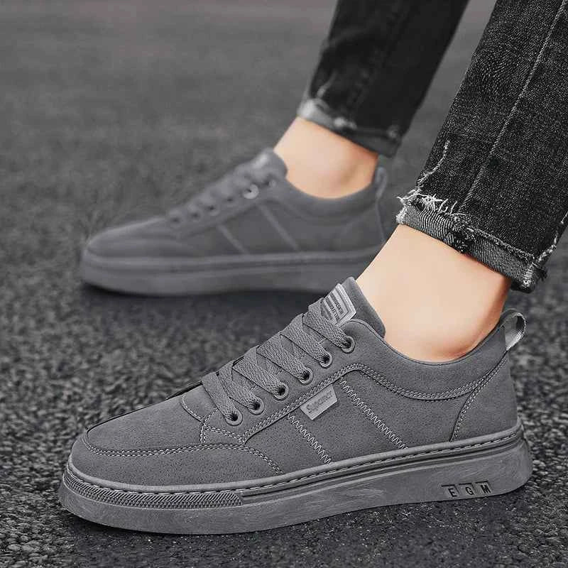 Men's Shoes 2025 New Spring Work Safety Shoes, Anti-slip, Wear-resistant, Versatile Casual Sports Work Shoes, Men's Board Shoes - Maliame Store