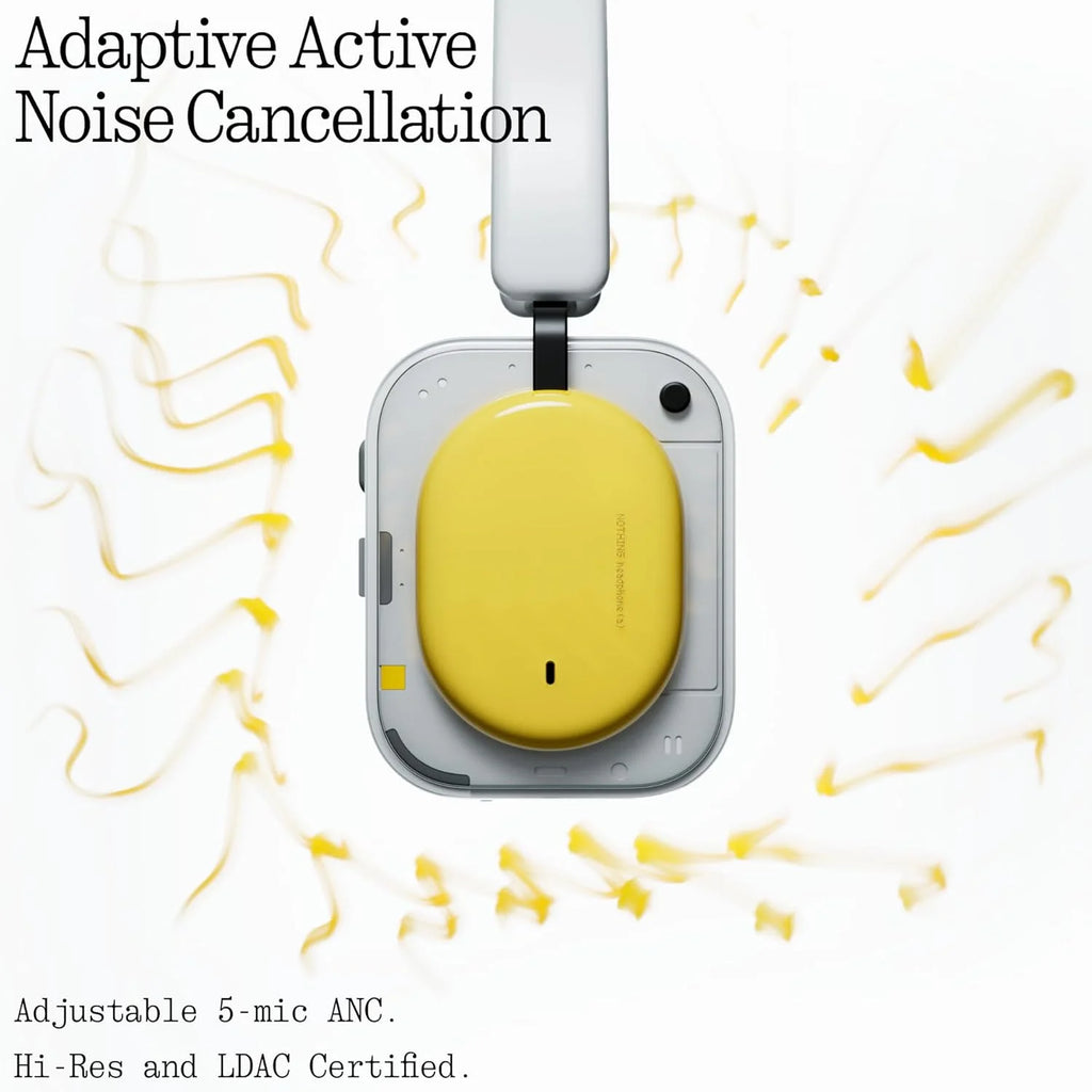 Nothing Headphone (a) — Casque Sans Fil ANC | Bluetooth 5.4 | 135H Autonomie | Design Transparent | IP52