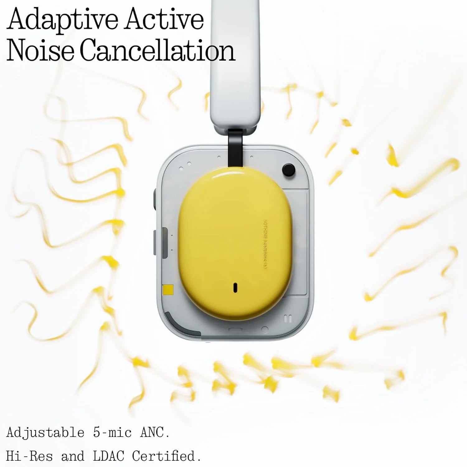 Nothing Headphone (a) — Casque Sans Fil ANC | Bluetooth 5.4 | 135H Autonomie | Design Transparent | IP52