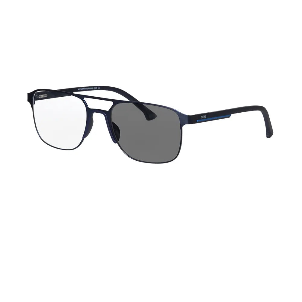 Photochromic Man Cycling Glasses Multifocal Progressive Near and Far Double Bridge Frame Myopia Lenses Gift for Man for Husband - Maliame Store