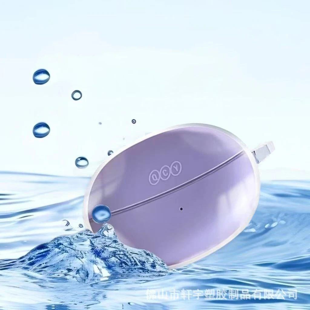 For QCY Crossky C30 Earbuds New Case(2024),Transparent Shell TPU Case Cover Shockproof Protective For QCY C30S Earbuds With