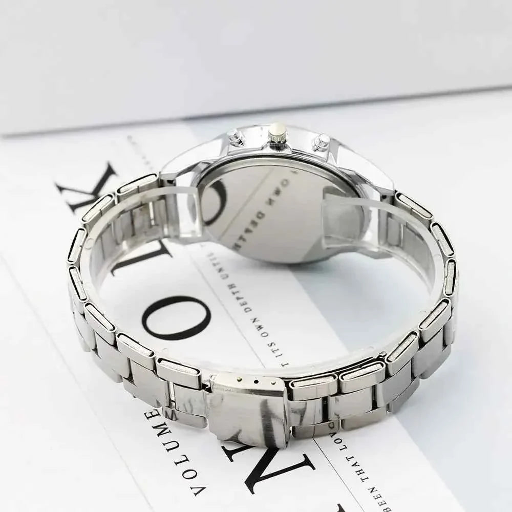 Men's Stainless Steel Sport Watch 2023 Top Brand Quartz Analog Wrist Watch Relojes Para Hombre שעון יד לגבר Мужские Часы - Maliame Store