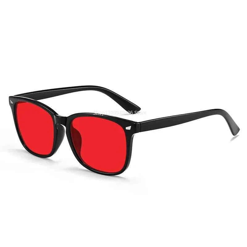Blue Light Glasses Men Sleep Glasses For Blue Light Blocking Red Lens For Computer Gaming Reduce Eyestrain Bluelight Glasses - Maliame Store