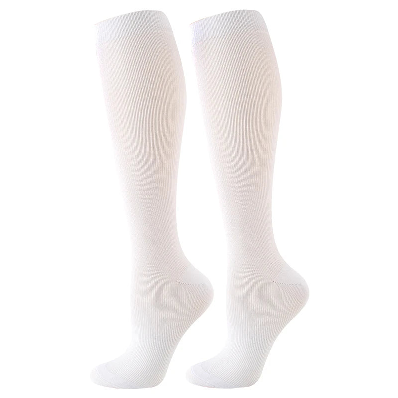 Varicose Veins Compression Socks Fit For Golf Rugby Running Hiking Sports For Anti Fatigue Driving Travel Flight Women Men Socks - Maliame Store