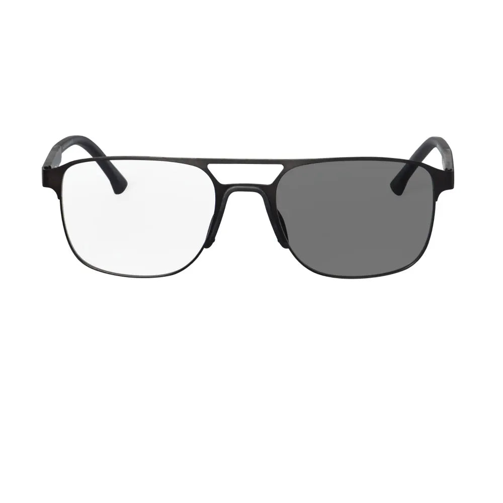 Photochromic Man Cycling Glasses Multifocal Progressive Near and Far Double Bridge Frame Myopia Lenses Gift for Man for Husband - Maliame Store