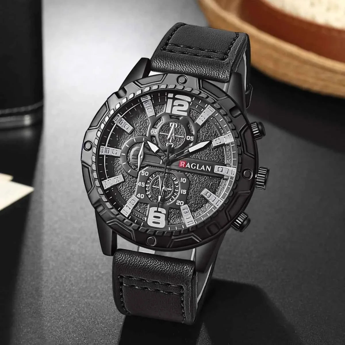 Top Brand Men's Fashion Leather Watch with Strap – Ideal Clock Gift for Him - Maliame Store