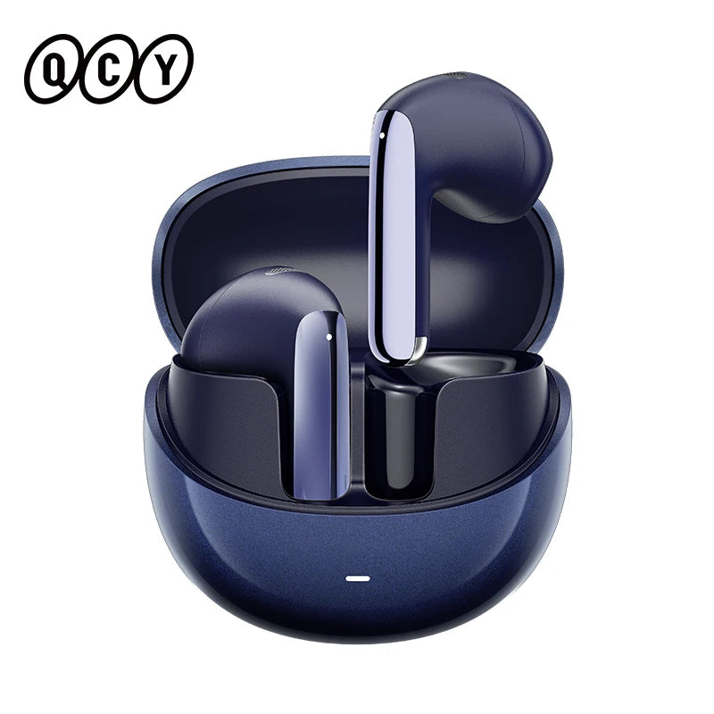 QCY HT10 AilyBuds Pro+ ANC Wireless Earphone Hi-Res Audio with LDAC Bluetooth 5.3 Earbuds 6 Mic AI HD Call Multipoint Connection - Maliame Store