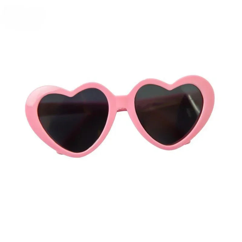 для собак Dog Glasses Pet Heart Glasses Cat Accessories Puppy Photos Tools Decorations for Dog Summer Party Eyewear Glasses - Maliame Store